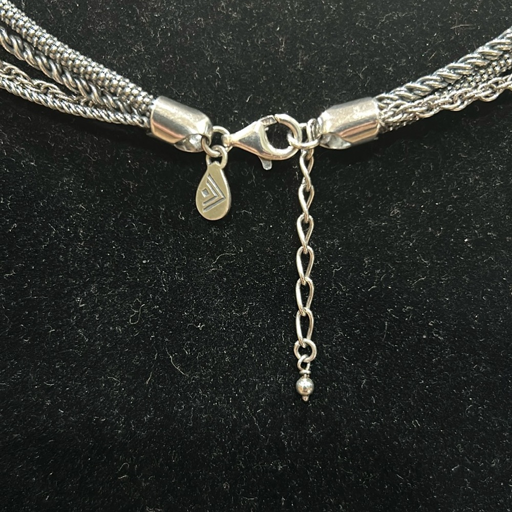 Silpada Sterling Silver 4 Strand Nexklace - Picture 3 of 3